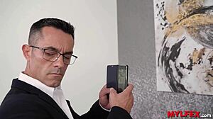 European Milf Pays Back Husbands Money Laundering with Rough Anal Cowgirl Riding and Gaping Punishment?