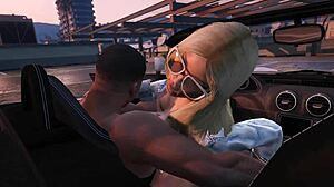 I remember playing GTA 5 when Franklin picks up a hooker for some quick car service in the game.