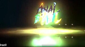 Intriguing bareback anal creampie with juicy Brazilian mulata Ana Sasuga fisting action