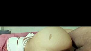 Encounter With My Ex Leads To Intense Sex Session With Big Ass Latina Brunette In Bathroom And Bedroom