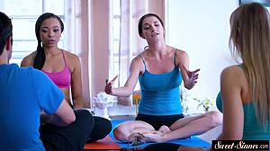 Curvy Teen 18+ In Yoga Fantasy Sucks And Fucks In Taboo Roleplay Scene