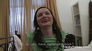 tiny teen 18+ stepsister takes two monster cocks in wild anal threesome with blowjobs, cumshots, and shaved pussy action