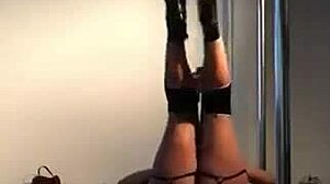 sexy doctor dances and strips naked on pole for hospital patient thrill