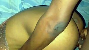 hey quick session inside the bathroom with small waist beauty