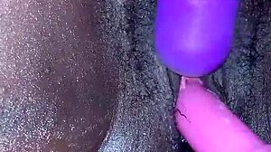 i cant believe this creamy ebony orgasm hit me so hard with toys as an amateur teen black wife... wow