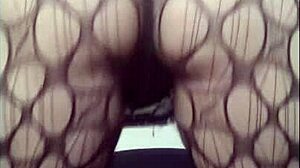 Real amateur arab in hijab niqab feels intense squirting orgasm on webcam while husband away