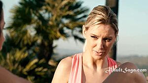 Amateur latina with big tits gets fucked all afternoon then takes cumshot in mouth