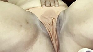 make her wet pussy squirt through ripped panties