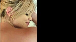 Cuckold husband spies on wife fucking stranger with blonde blowjob and reality sex.
