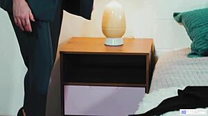 angry lesbian stepmom catches her girl using vibrator for muff diving and toys in blonde action