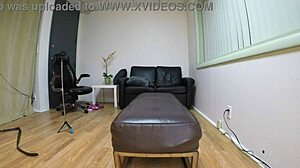 Violet coxxx handles casting interview leading to creampie 4