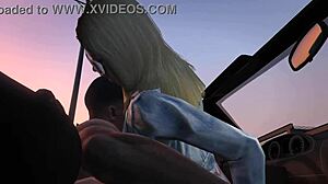 I remember playing GTA 5 when Franklin picks up a hooker for some quick car service in the game.