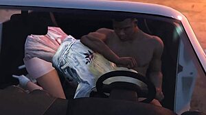 I remember playing GTA 5 when Franklin picks up a hooker for some quick car service in the game.