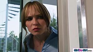 im getting so bored here i think ill hire that blonde babysitter and explore some fun with her