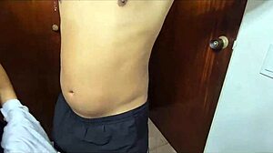 Exclamatory-Raw! Tiny Rud Danger Fucks College Boyfriend Grandpa Almost Catches Them