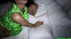 Thai ladyboy rinda takes bareback anal fuck with ass toys