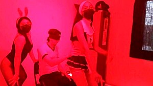 We danced an erotic dance for an effeminate man and in the end he almost decided to have sex with us both