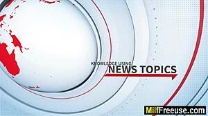 Milf journalist gets sucked and fucked by horny policemen in taboo threesome.