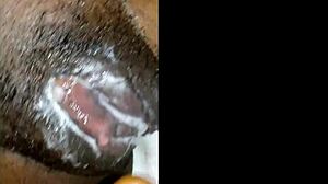 oh ms grapelipsgreatlips your pretty wet pussy lips feel amazing as i lick you to climax in the bathroom