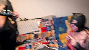 rough strapon sex for paolo with homemade whipping toys spanking and femdom facesitting