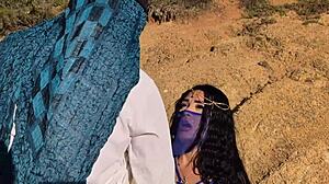 Egyptian Goddess Alejandra Palacios Gets Fucked By Big Cocks In Desert Action!