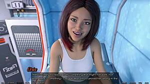 Stranded in Space 106 - Picking a Girl for Threesome with Curvy Girl Next Door