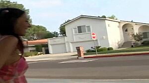 Petite Teen With Small Tits and Pigtails Gets Cum Covered Face After Outdoor Doggystyle Fuck and Facial