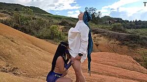 Egyptian Goddess Alejandra Palacios Gets Fucked By Big Cocks In Desert Action!