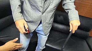 Exclamatory-Raw! Tiny Rud Danger Fucks College Boyfriend Grandpa Almost Catches Them