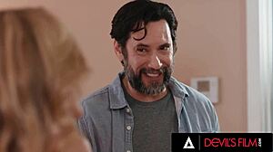 Addison Vodka gets caught fapping. It turns into steamy roommate cheating fuck with blowjob, deepthroat, choking, gagging, rough sex, and sideways pounding.