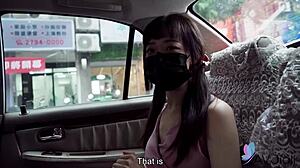 First Time Chinese Star Yuli Fucked In Bent Over Doggystyle With Moaning Brunette Babe And Shaved Wet Pussy Close Up.