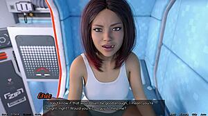 Stranded in Space 106 - Picking a Girl for Threesome with Curvy Girl Next Door