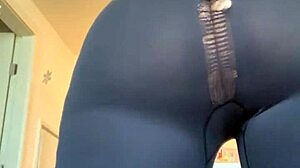 pawg stretching those ripped pants over big ass?