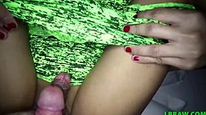 Thai ladyboy rinda takes bareback anal fuck with ass toys