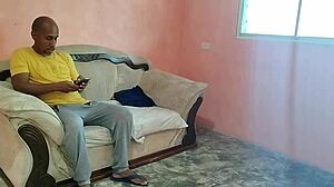 MARIDO pays debt with WIFES BIG ASS in real homemade pov doggystyle fucking for chubby ebony milf.