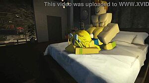 Little quickie session with noob girl taking big cock in fast sex action