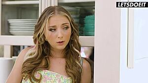 Macy Meadows joins lesbian milfs Alexis Fawx and Kit Mercer for squirting threesome with wet pussy licking.