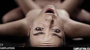 I'm your cum slut Alice Zaffyre, getting my pussy pumped with extreme cumflation and rough domination in wet squirting action