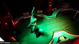 coworker topless dance tease with deepthroat blowjob and pussy suck