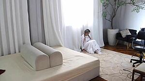 Boneca misteriosa in halloween lingerie pov blowjob