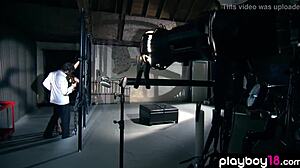 Bdsm lover petite 18+ babe willow spanked first time on camera