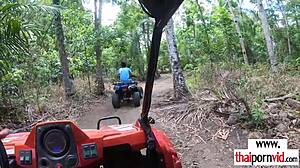 Dude tasting and fucking amateur Thai teen 18+ girlfriend's cherry fresh Asian pussy!