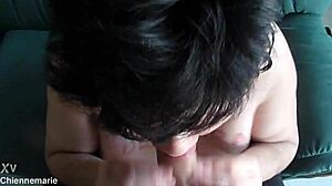 hey, how does this amateur feel with cumshot on marie's big tits?