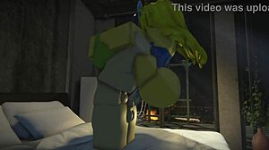 Little quickie session with noob girl taking big cock in fast sex action