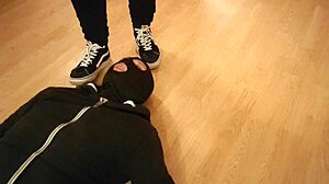 Why eat crumbs beneath my mistress vans sneakers