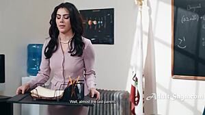 Valentina Nappi and Jayden Cole get clamped together for lesbian pussy licking fun