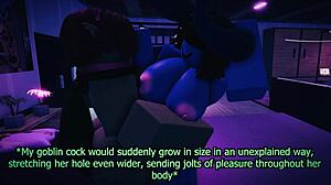 Goblin falls for slutty elf's big ass seduction leading to rough anal creampie