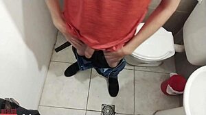 This camera angle makes my jerked-off cock look amazing!