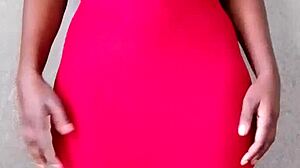 Why does this sexy hot African lady reveal her tits unexpectedly?