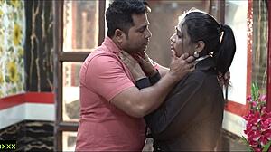 wife returns early from outside and catches them having sex right there before the divorce happens